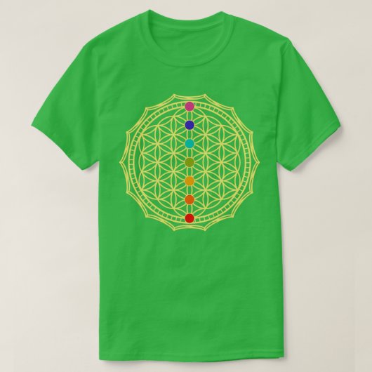 Bloem van levensgeel 1 t-shirt (Design voorkant)