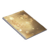 Bloem van levensgoud vonken notitieboek (Rechterzijde)