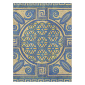 Bloem van levensmozaïektegel N1 Tafelkleed (Voorkant)