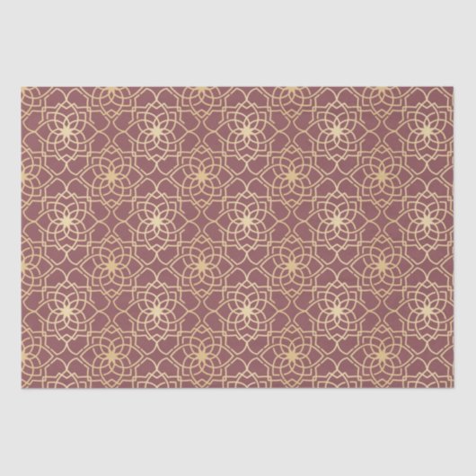 Bloem van levenspatroon tissuepapier (Voorkant)