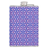 Bloem van levensverzekering - stempelpatroon - BG Heupfles (Achterkant)