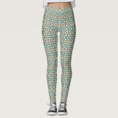Bloem van levensverzekering - stempelpatroon - BG Leggings (Voorkant)