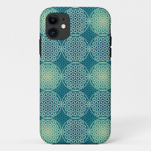 Bloem van levensverzekering - stempelpatroon - cya Case-Mate iPhone case (Achterkant)