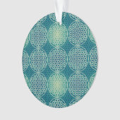 Bloem van levensverzekering - stempelpatroon - cya ornament (voorkant)