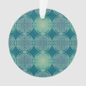 Bloem van levensverzekering - stempelpatroon - cya ornament (voorkant)