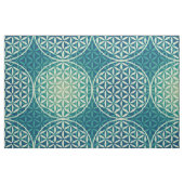 Bloem van levensverzekering - stempelpatroon - cya stof (Fat Quarter)
