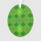 Bloem van levensverzekering - stempelpatroon - gro ornament (voorkant)