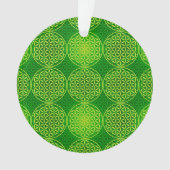 Bloem van levensverzekering - stempelpatroon - gro ornament (voorkant)