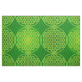 Bloem van levensverzekering - stempelpatroon - gro stof (Fat Quarter)