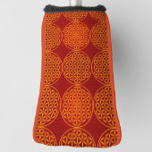 Bloem van levensverzekering - stempelpatroon - ora golfheadcover (Draai 90)