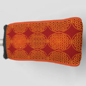 Bloem van levensverzekering - stempelpatroon - ora golfheadcover (Voorkant)
