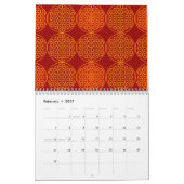 Bloem van levensverzekering - stempelpatroon - ora kalender (Feb 2027)