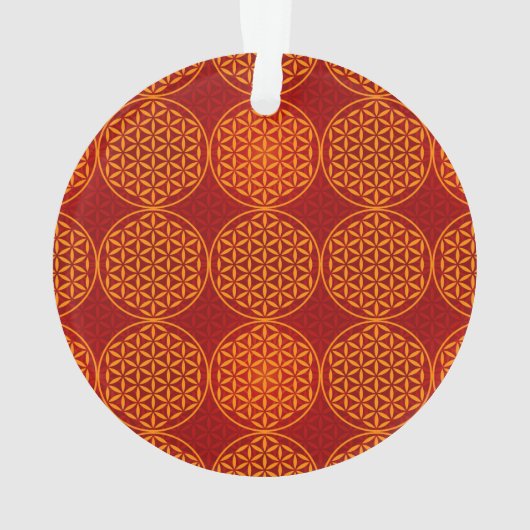 Bloem van levensverzekering - stempelpatroon - ora ornament (achterkant)