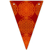 Bloem van levensverzekering - stempelpatroon - ora vlaggetjes (Derde vlag)