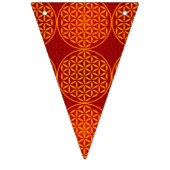 Bloem van levensverzekering - stempelpatroon - ora vlaggetjes (Tweede vlag)