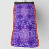 Bloem van levensverzekering - stempelpatroon - paa golfheadcover (Draai 90)