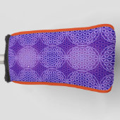 Bloem van levensverzekering - stempelpatroon - paa golfheadcover (Voorkant)