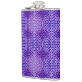 Bloem van levensverzekering - stempelpatroon - paa heupfles (Links)