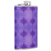 Bloem van levensverzekering - stempelpatroon - paa heupfles (Rechts)