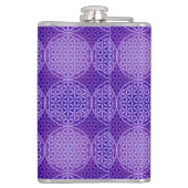 Bloem van levensverzekering - stempelpatroon - paa heupfles (Achterkant)