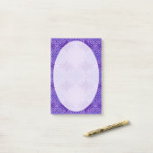 Bloem van levensverzekering - stempelpatroon - paa post-it® notes (Op bureau)
