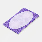 Bloem van levensverzekering - stempelpatroon - paa post-it® notes (Schuin)