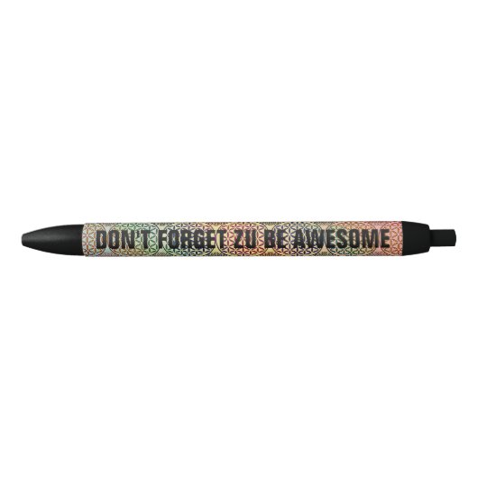Bloem van levensverzekering - stempelrooster 1 zwarte inkt pen (Voorkant)