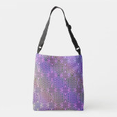 Bloem van levensverzekering - stempelrooster 3 crossbody tas (Achterkant)