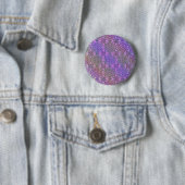 Bloem van levensverzekering - stempelrooster 3 ronde button 5,7 cm (In situ)