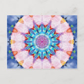 Bloem van Life Mandala 12-kaarten Briefkaart (Voorkant)