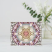 Bloem van Life Mandala 13-kaarten Briefkaart (Staand voorkant)