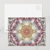 Bloem van Life Mandala 13-kaarten Briefkaart (Voorkant / Achterkant)