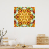 Bloem van Life Mandala 16 Poster (Keuken)