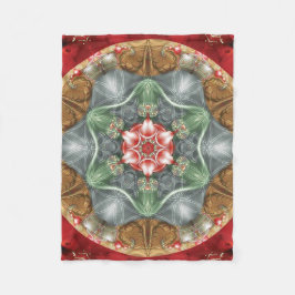 Bloem van LIfe Mandala 2 Fleece Blanket
