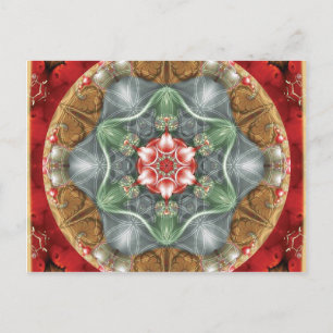 Bloem van Life Mandala 2-kaarten Briefkaart