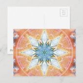 Bloem van Life Mandala 3-kaarten Briefkaart (Voorkant / Achterkant)