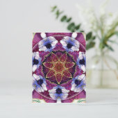 Bloem van Life Mandala 8-kaarten Briefkaart (Staand voorkant)