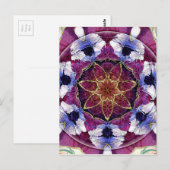 Bloem van Life Mandala 8-kaarten Briefkaart (Voorkant / Achterkant)