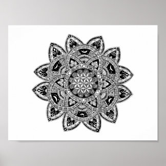 Bloem van Life zendoedle Poster