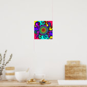 Bloem van mensenlevens: Chakra Poster (Keuken)