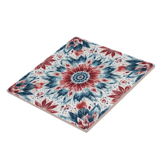 Bloem van onafhankelijkheid tegeltje (Zijkant)