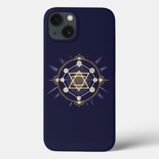 Bloem van Oneindigheid — Hemelse Heilige Geometrie Case-Mate iPhone Case (Achterkant)