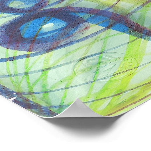 Bloem van Samuel Warrand door Georgiana Houghton P Poster (Hoek)