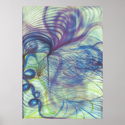 Bloem van Samuel Warrand door Georgiana Houghton P Poster (Voorkant)