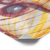 Bloem van Samuel Warrand door Georgiana Houghton Poster (Hoek)