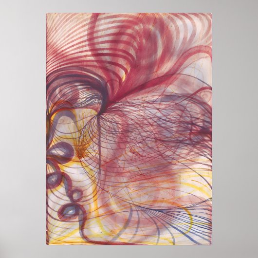 Bloem van Samuel Warrand door Georgiana Houghton Poster (Voorkant)