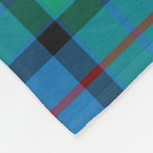 Bloem van Schotland, geplakt Fleece Deken (Hoek)