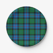Bloem van Schotland Nationaal Tartan Papieren Bordje (Voorkant)