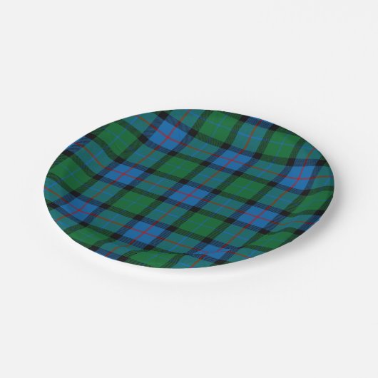 Bloem van Schotland Nationaal Tartan Papieren Bordje (Gekanteld)