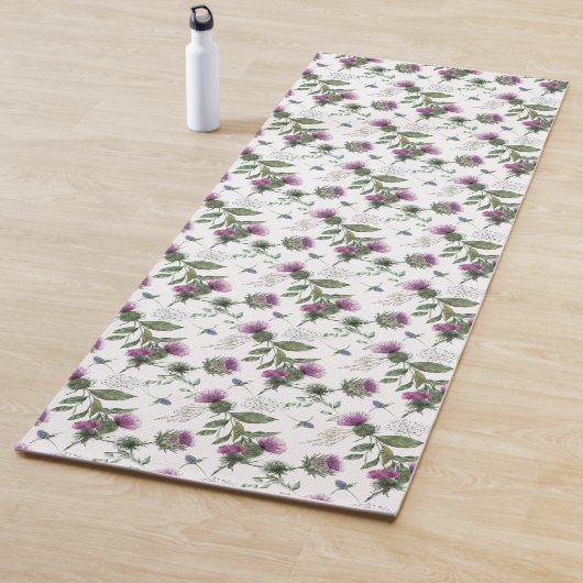 Bloem van Schotland Schotse distel Yogamat (In situ)